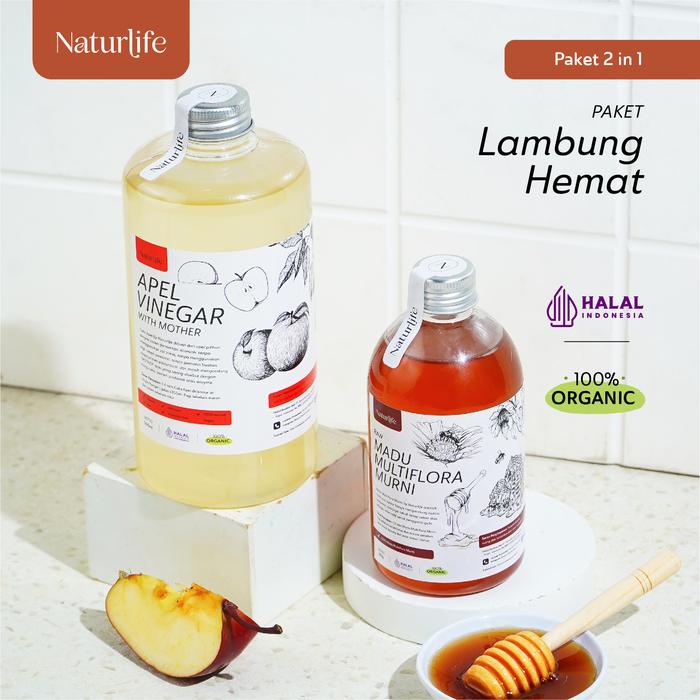 

Paket 2 In 1 - Cuka Apel 500Ml Madu Hutan / Multiflora 350G Terlaris