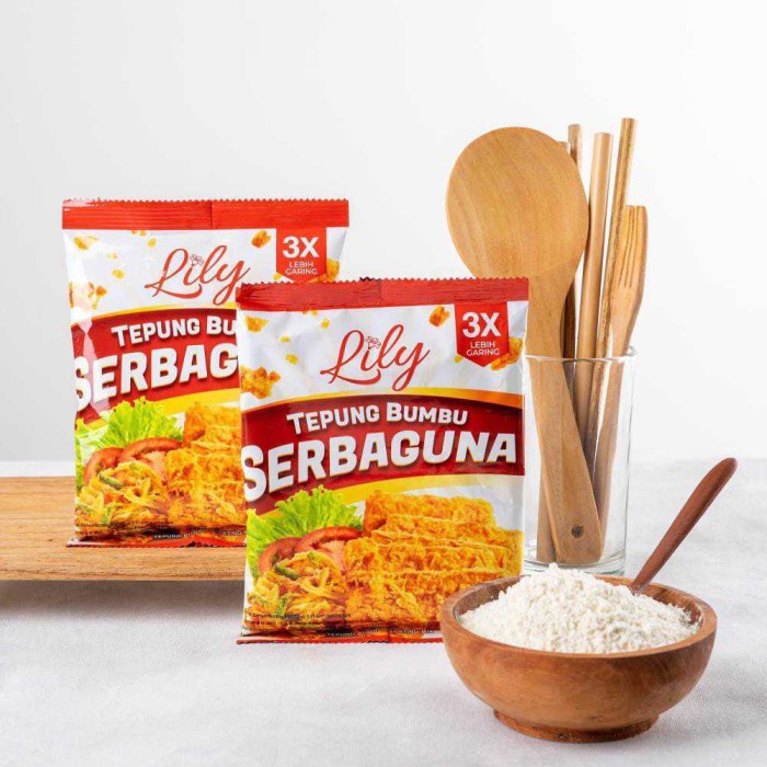 

SALE !!! TEPUNG BUMBU SERBAGUNA LILY - 240 GRAM READYY