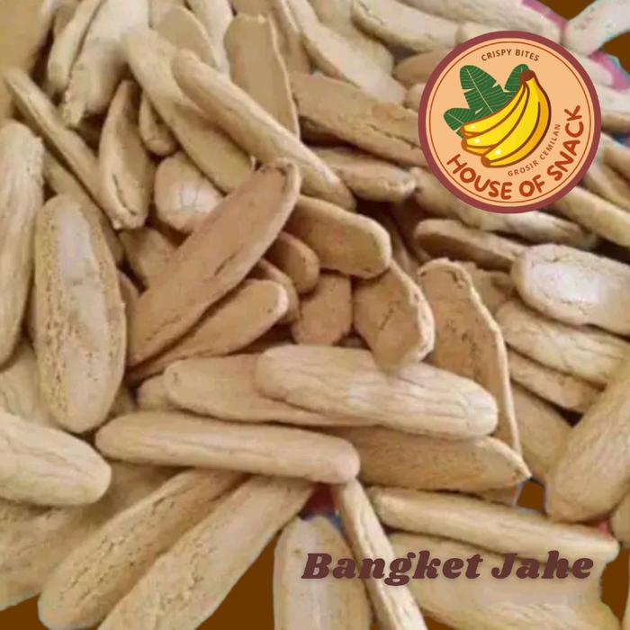 

500 gr Bangket Jahe Manis Roti Jahe Tekstur Keras Lumer di mulut (khas garut)