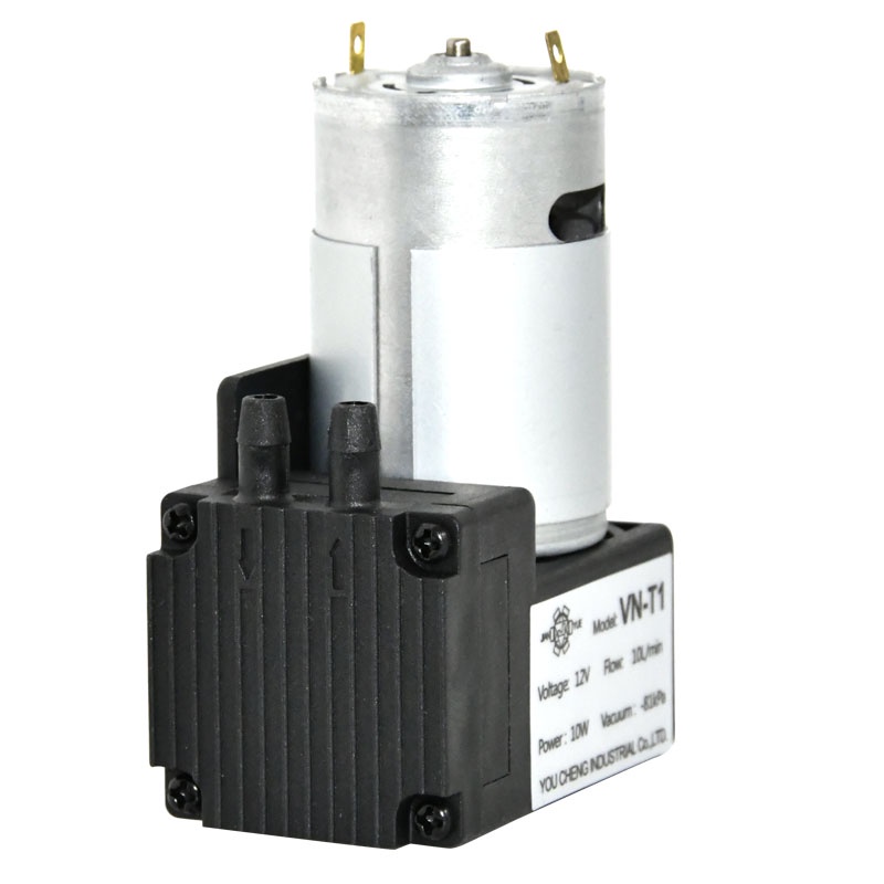 Small Dc 12V/24V -81Kpa Electric Diaphragm Vacuum Pump Mini Vacuum Pump Suction Vacuum Pump Vn-T1