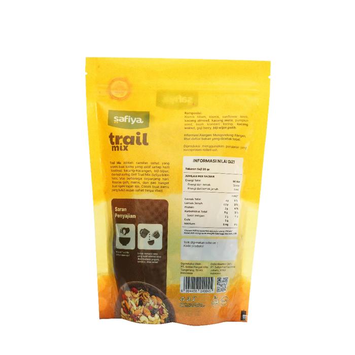

Trail Mix Safiya 250 gr Berry Nut and Seed Original Cemilan Sehat Rasa Food Snacks