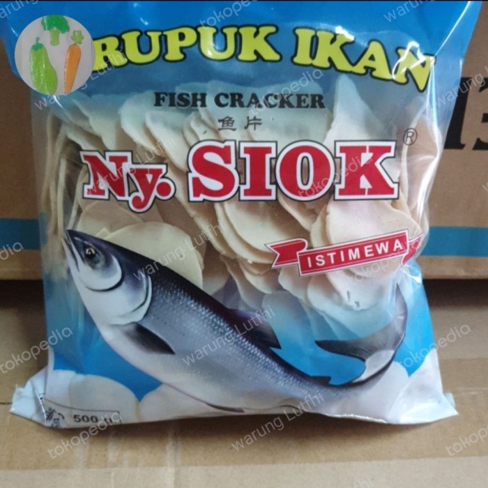 

SALE !!! KERUPUK IKAN NY. SIOK 500GRAM READYY
