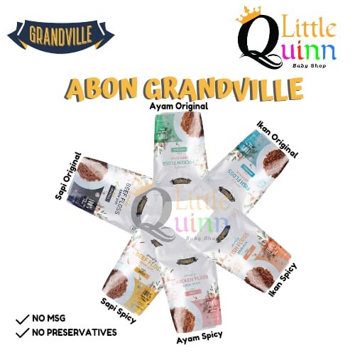 

SALE !!! GRANDVILLE ABON ORIGINAL / ABON SAPI AYAM READYY