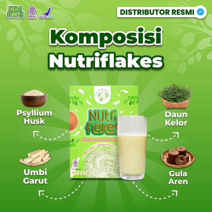 

Diskon Nutriflakes Original Sereal Umbi Garut Bantu Masalah Asam Lambung Maag Isi 280G Halal Mui Cod