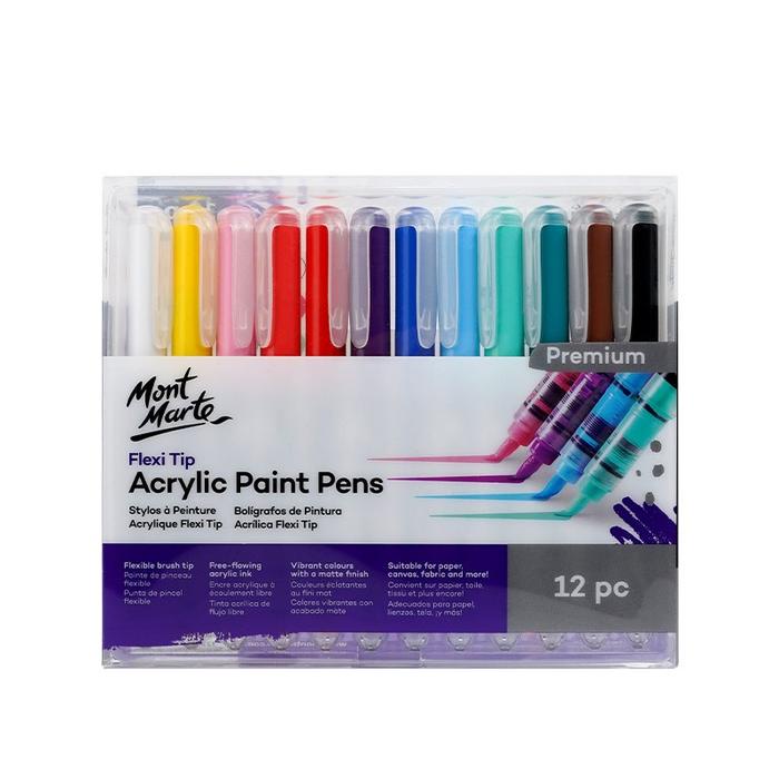 

Kualitas No1 Ohsome - Mont Marte Mpn0130 Acrlic Paint Pen Spidol Akrilik 12 Set