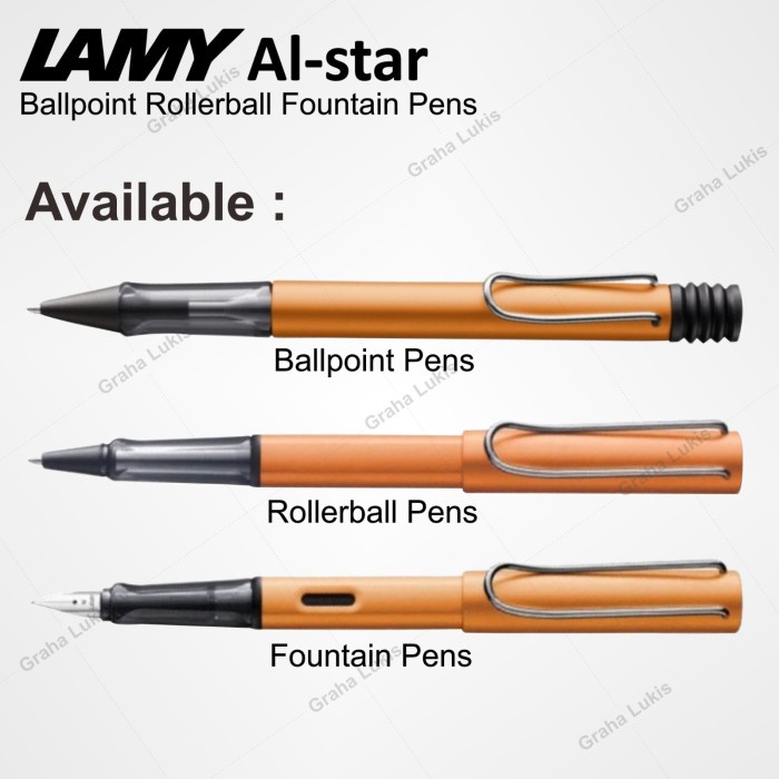 

Ready Lamy Al-Star Ballpoint Pens / Fountain Pens / Rollerball Pens