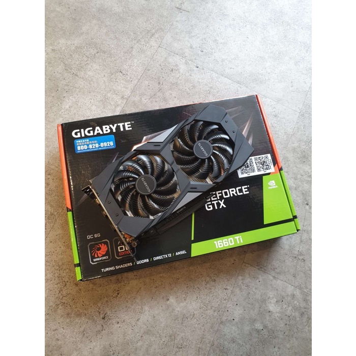 NVIDIA GEFORCE GTX 1660 SUPER / GTX 1660 Ti 6GB DDR6 192BIT GPU CARD