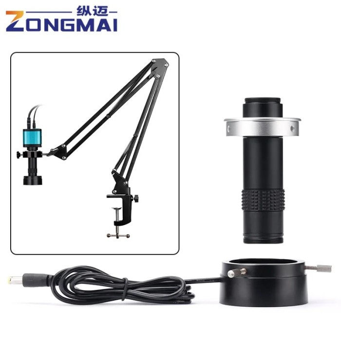 Adjustable Magnification 1-130X Zoom C Mount Lens Infinity Working