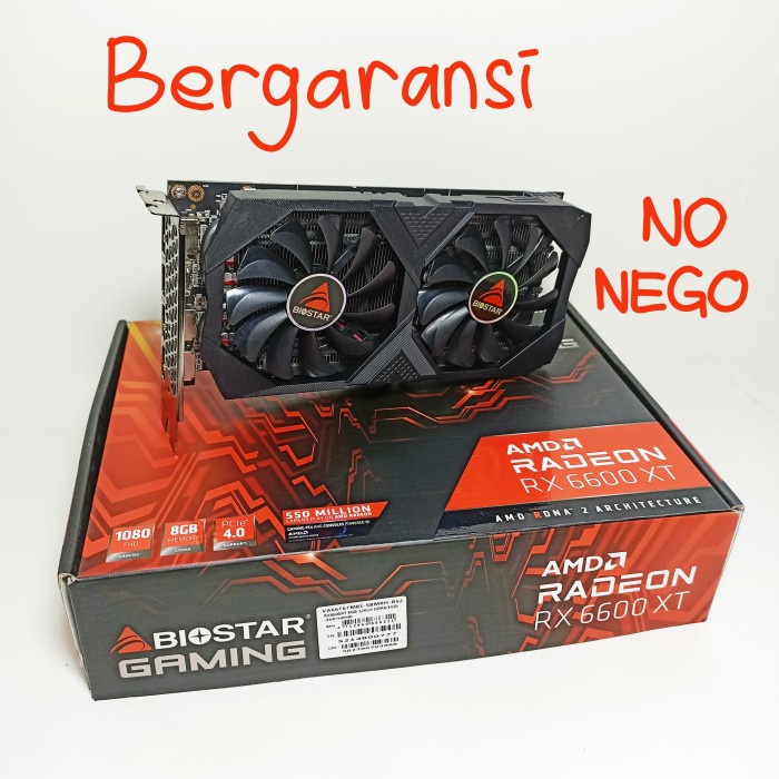 AMD Radeon RX 6600 XT 8GB DDR6 GPU VGA RX6600XT RX 6600XT RX6600