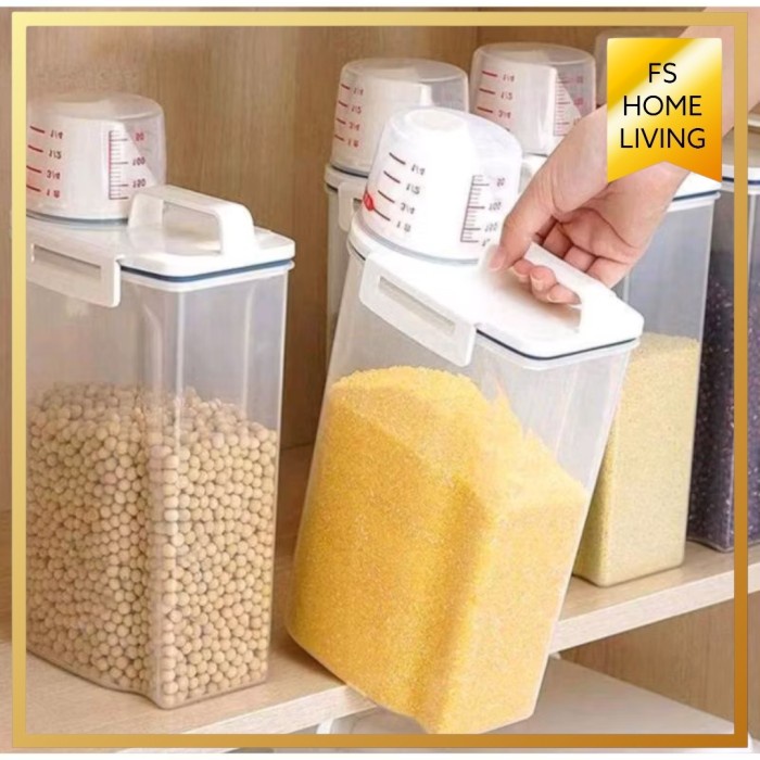 Kotak Penyimpanan Beras Kacang Multifungsi / Rice Storage 2Kg