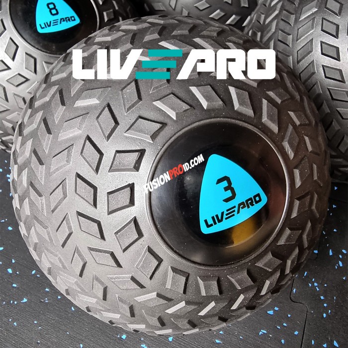 Slam Ball 3kg Bola Gym Medicine Ball Fitness Heavy Duty Livepro