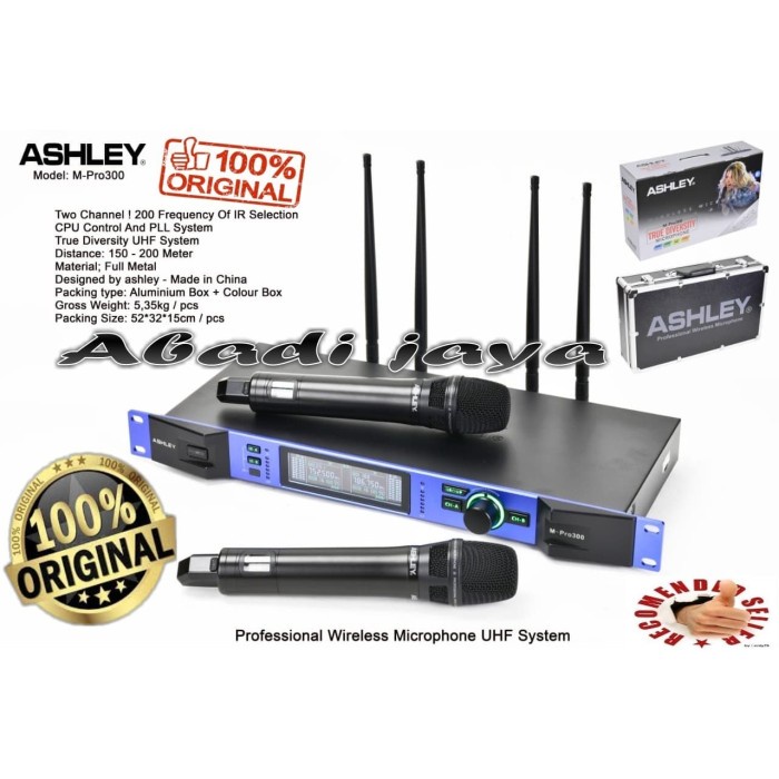 Mic Wireless Ashley M PRO300 HANDLE ORYGINAL M PRO 300 MPRO300