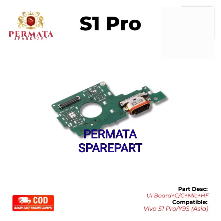 PAPAN CAS VIVO S1 PRO | VIVO Y9S ASIA | KONEKTOR CAS HP