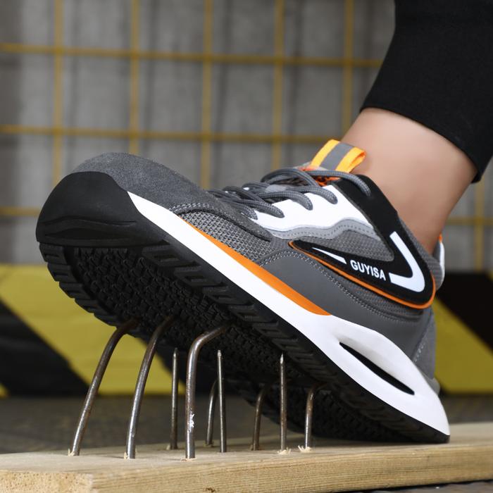 AlFathi Sepatu Safety Ori BY Guyisa Cygnus Grey Re