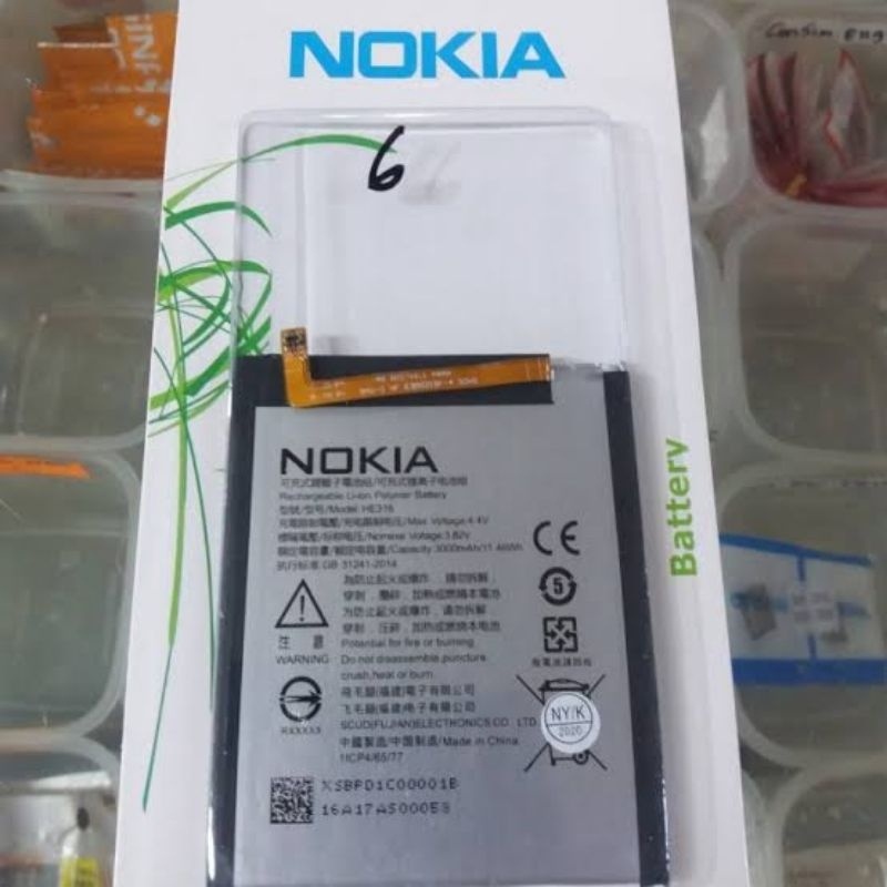 Batre Baterai Original Nokia 6 He316 He317