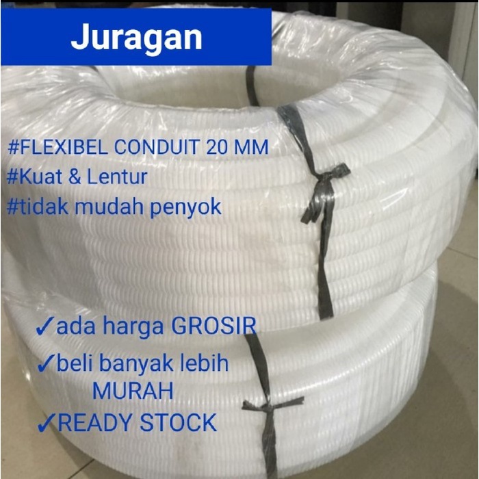 Flexibel conduit Listrik 20 mm - PER METER