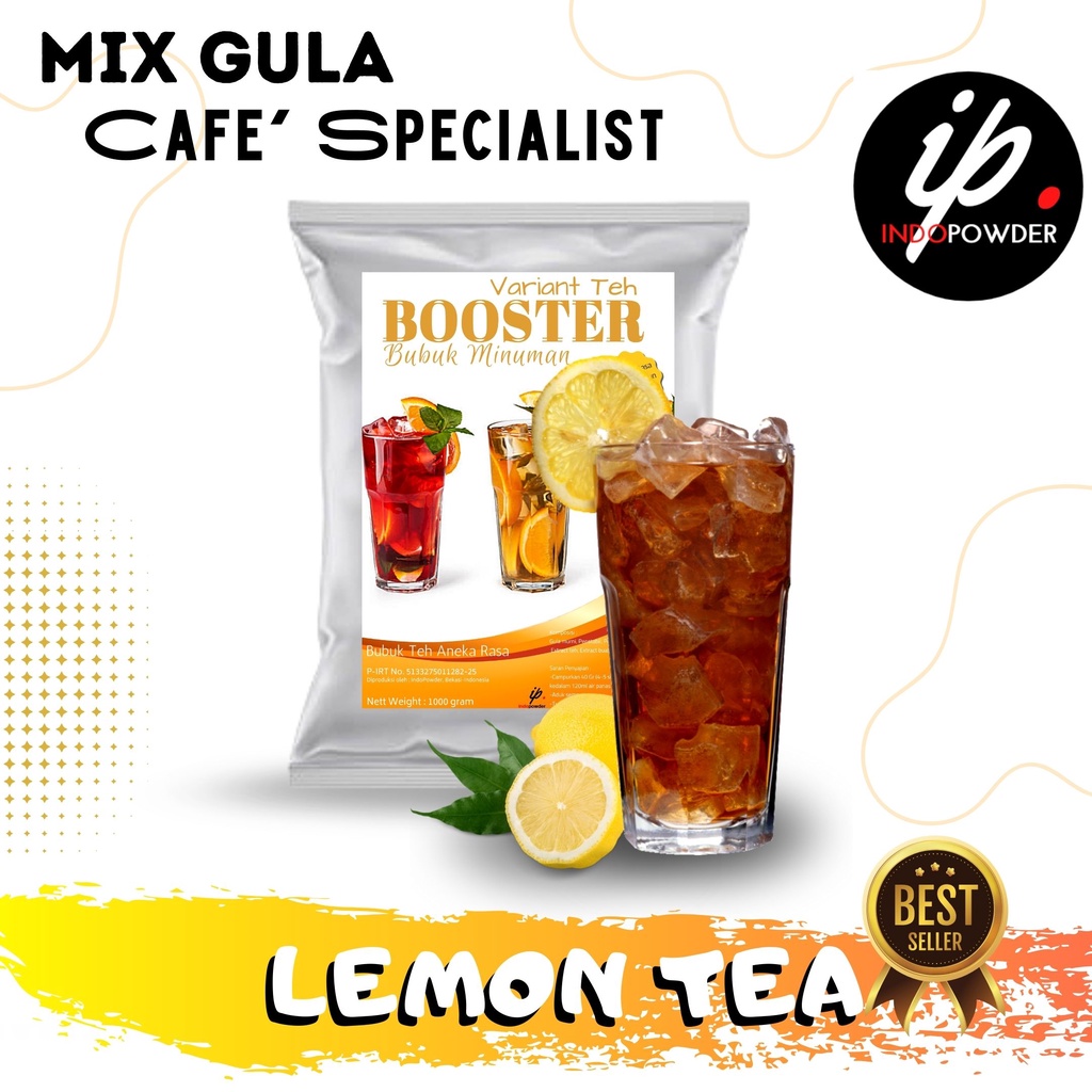 

IP Kendal - Bubuk Minuman Rasa LEMON TEA 1Kg Untuk Cafe, Resto & Usaha Minuman