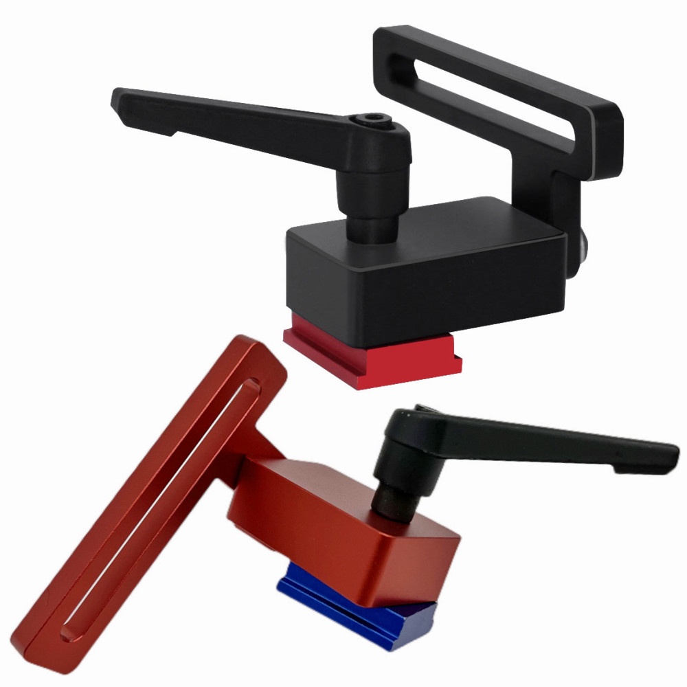 30 Type Miter Track Stop - Aluminium Alloy Miter Track Jig , T Track Stop Block with Lock for Standa