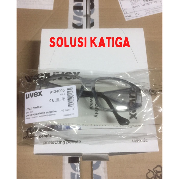 Kacamata Safety UVEX Meteor - 100% Original Uvex German