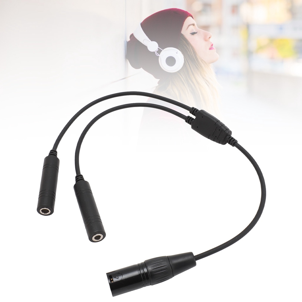 Aviation Headphone Cable High Sensitivity Professional Aviation Headset Adapter Plug and Play for Mo