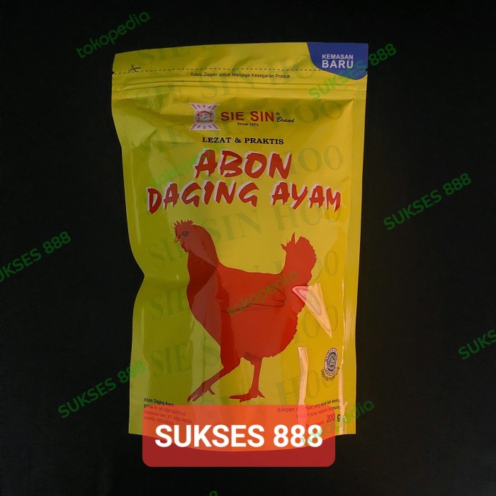 

SALE !!! ABON AYAM SIE SIN 200 GRAM READYY