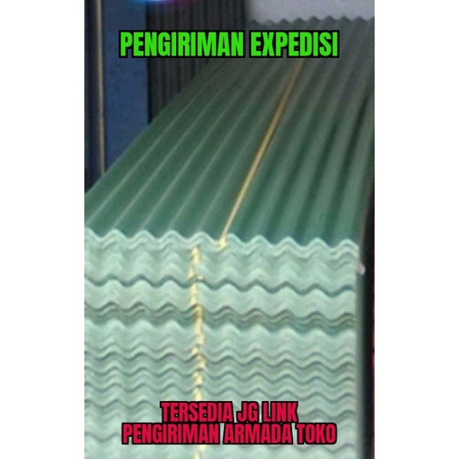 HJK EXPEDISI atap go green wrn hijau 150,180,210,240,300