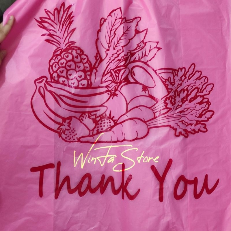 Premium Plastik Asoy Laundry Thank You Jumbo Ukuran 45 50 Cap Steamboat 1Kg