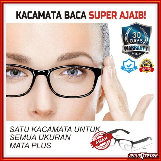 Terbaru Kacamata Plus Baca Ajaib Kaca Mata Auto Focus Otomatis Terbaik