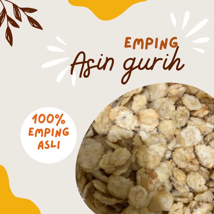 

Emping Melinjo Khas Limpung Asin Gurih Ukuran 500gram - Snack Makanan - Food Crispy Keripik Cemilan