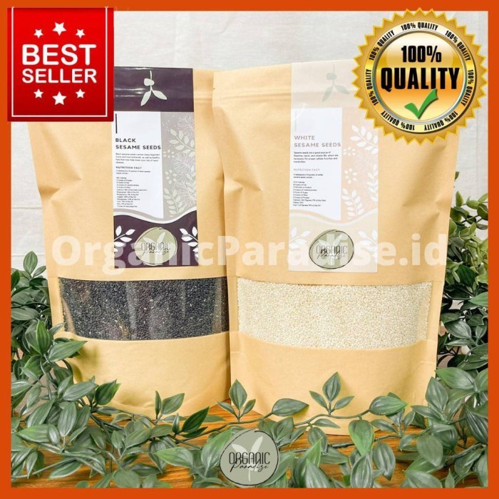 

Wijen Hitam / Black Sesame 250gr Premium Quality Organic Paradise