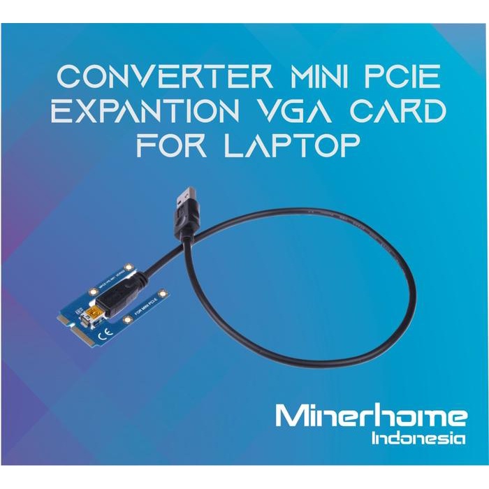 Converter Mini Pcie To Riser Untuk Vga External Laptop
