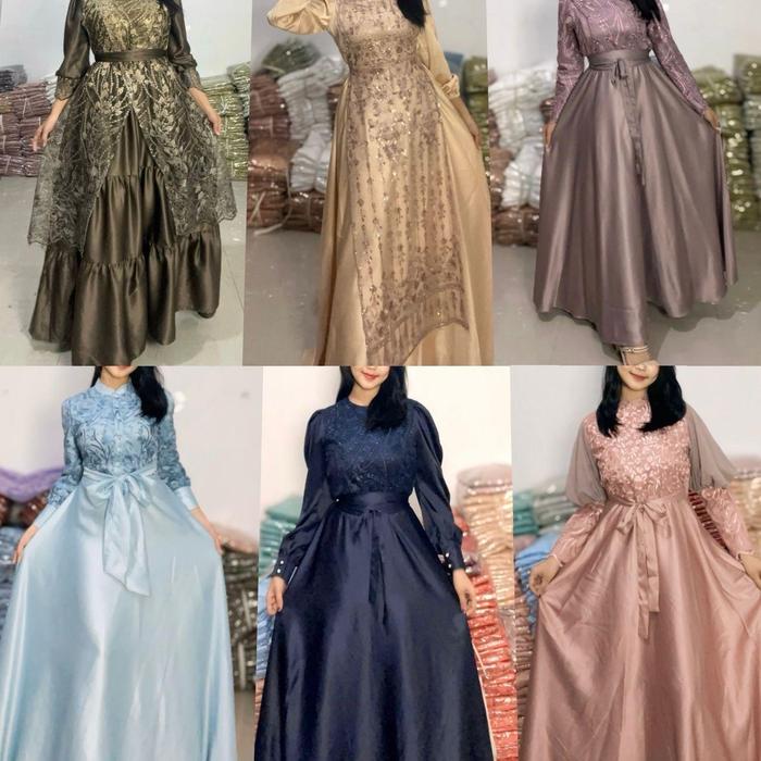 PROMO_ GAMIS KODE VIKA GAMIS PESTA KEBAYA KAK WENI _