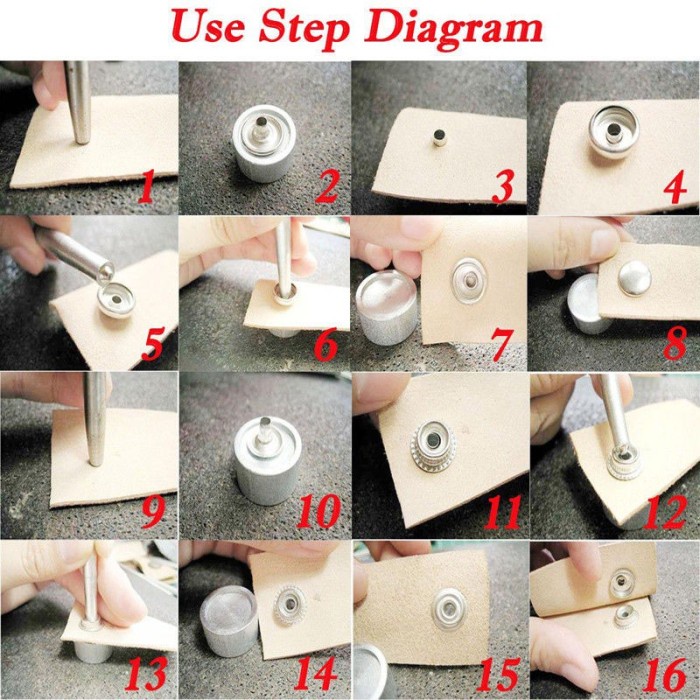 

50 Sets 15mm Stainless Socket Fastener Snap Press Stud - S7 Kode 332