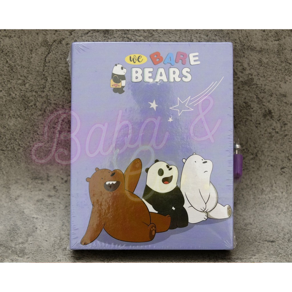 

Grosir Buku Diari Gembok Wbb Buku Notes We Bare Bears Buku Catatan Harian Lucu Hadiah Anak Atk Murah