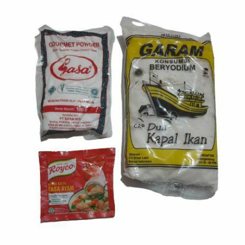 

HJE Garam, Mecin, Royco, Masako dan Ladaku