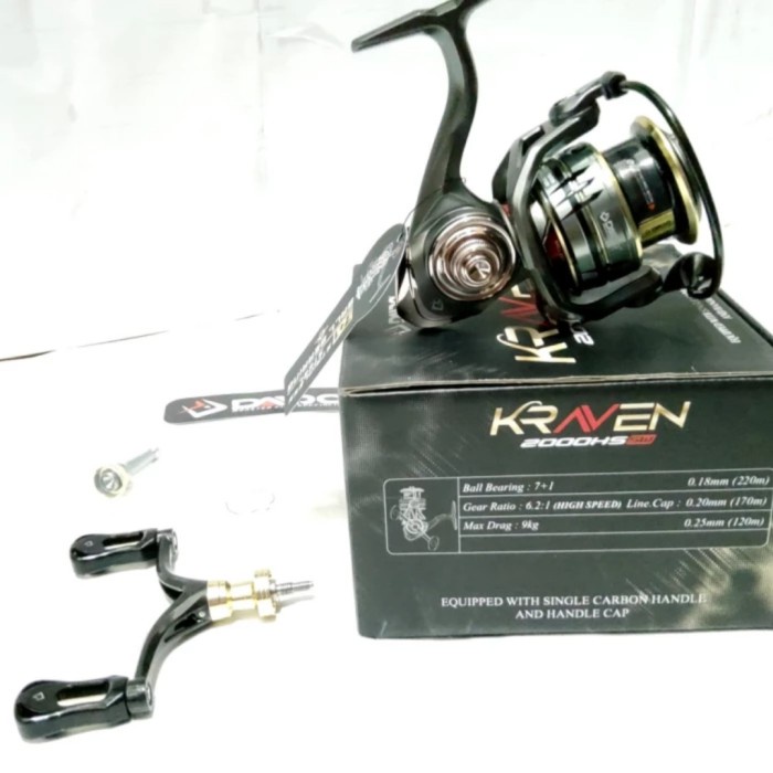 Spesial Reel Pancing Daido Kraven Sw 2000Hs 3000Hs