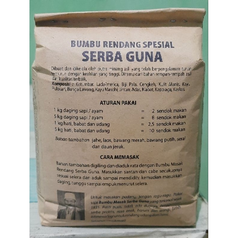 

HJE Bumbu Rendang Serba Guna Bumbu Minang Bumbu penyedap Serba Guna 250gr