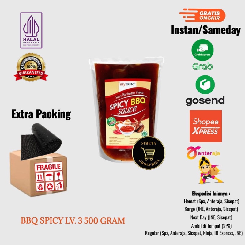 

HJE My Taste BBQ Spicy Level 3 500gr