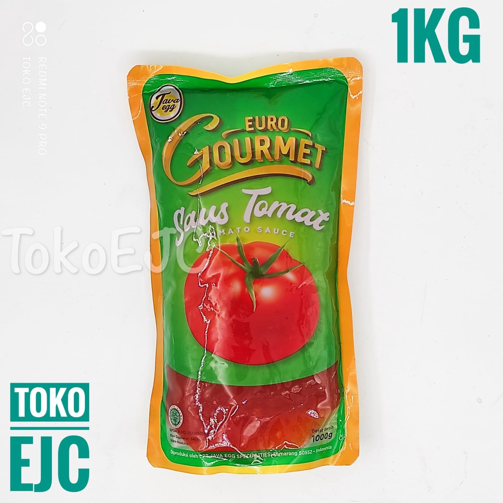 

HJE Euro Gourmet Saus Tomat Tomato Sauce / Saus Sambal Chili Sauce 1kg