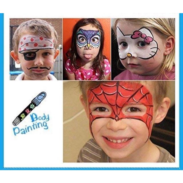 

Joan Miro Babyroo Washable 6pcs 12pcs or 24pcs Silky Crayon Baby Roo Krayon Aman Body Face Painting