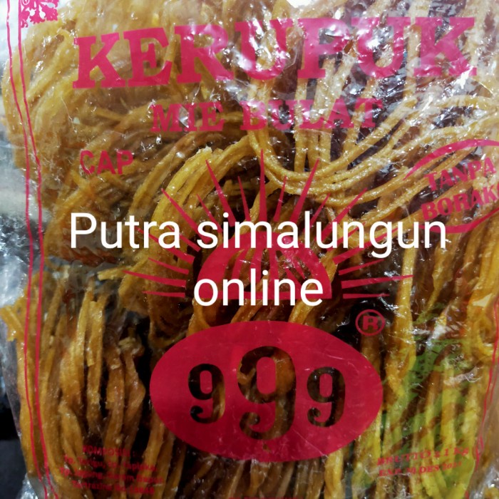Kerupuk mie bulat / krupuk mie 999 1 bal isi 6bks