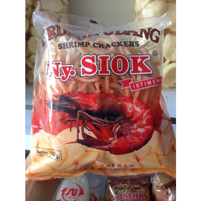 

Kerupuk Udang Ny. Siok Stik 500 Gr Stick Shrimp Crackers Ny.Siok