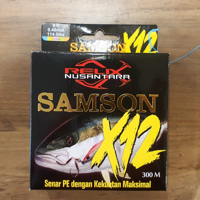 Grosir Senar Pe Samson X12 300M Pe.8 Relix Nusantara