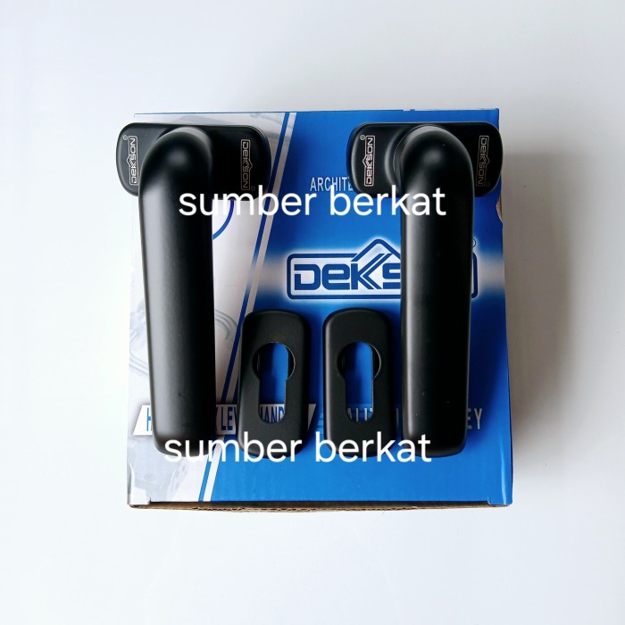 Handle pintu aluminium dekson Lhr 0816 hitam