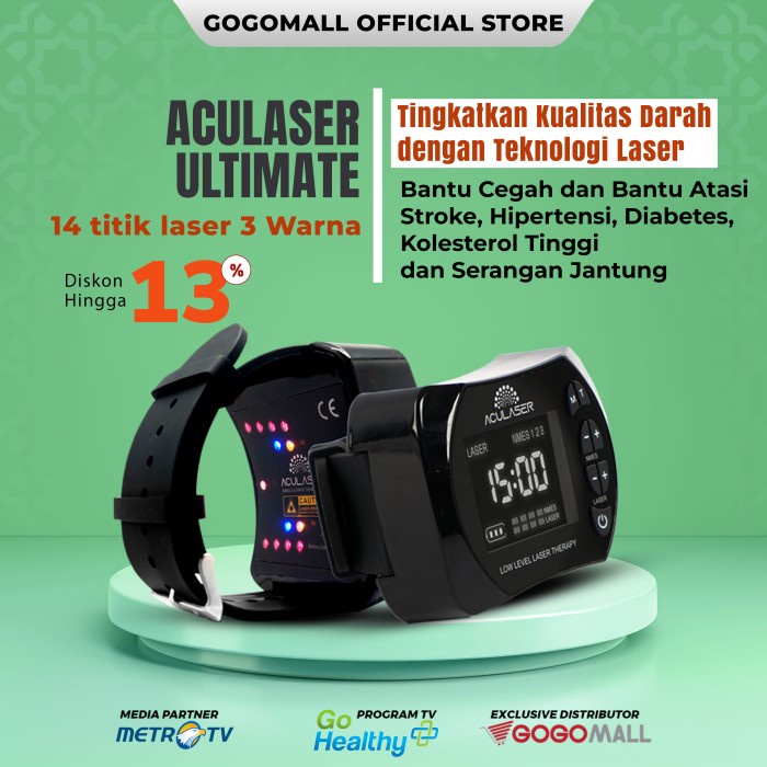 Aculaser Ultimate 14 Titik + Nmes Terapi Laser Gogomall MetroTV