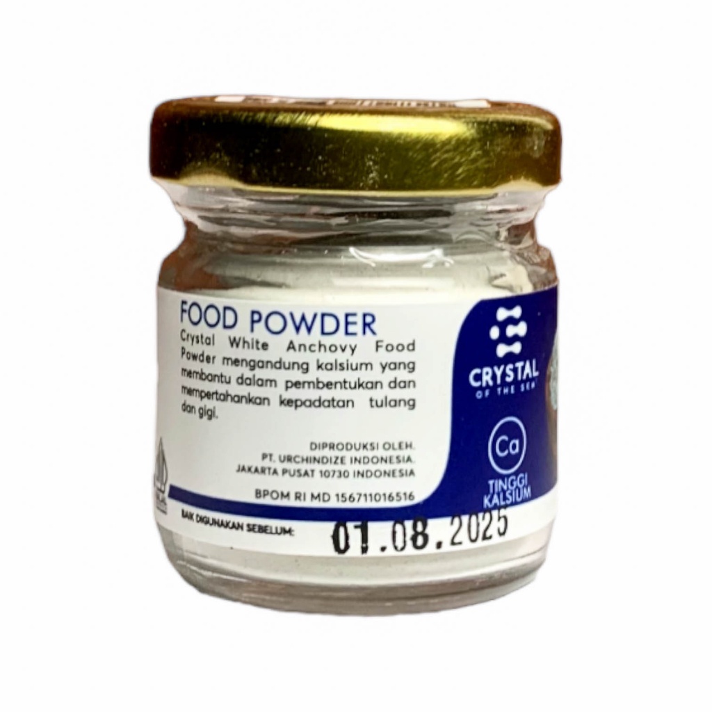 

HJE Crystal of the Sea White Anchovy Powder Kaldu Mpasi Bayi / Shrimp / Seaweed / Gabus CRYSTAL