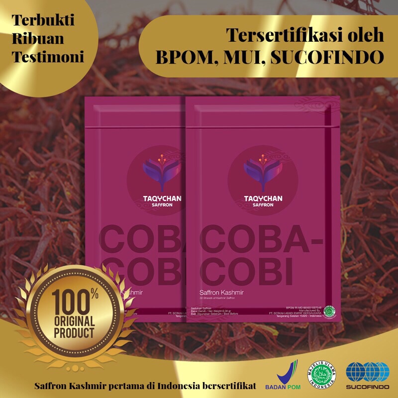 

HJE [BUY1GET1] Taqychan Saffron Kashmir Coba-Cobi
