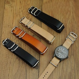 Tali Jam Tangan Kulit Asli Zulu Leather Strap 20mm Paling Murah laris