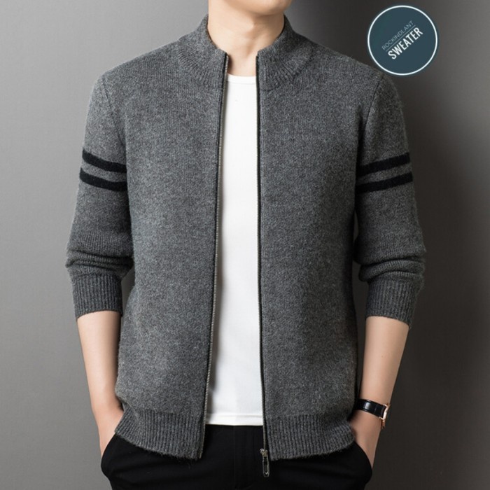 JAKET SWEATER RAJUT/SWEATER RAJUT PRIA/JAKET PRIA