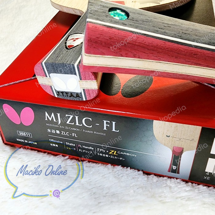 Butterfly Mizutani Jun ZLC FL~ Kayu Bet Pingpong Butterfly MJ ZLC FL